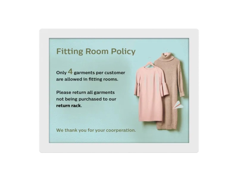 Philips Signage Solutions ePaper Signage 13BDL4150IW/00